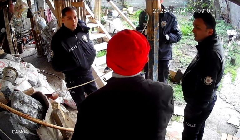 Burdur’da zorla girdiği konutta yaşlı bayana endişe dolu anlar yaşattı