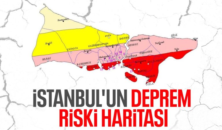 İstanbul zelzele riski haritası: En yüksek riskli ilçeler