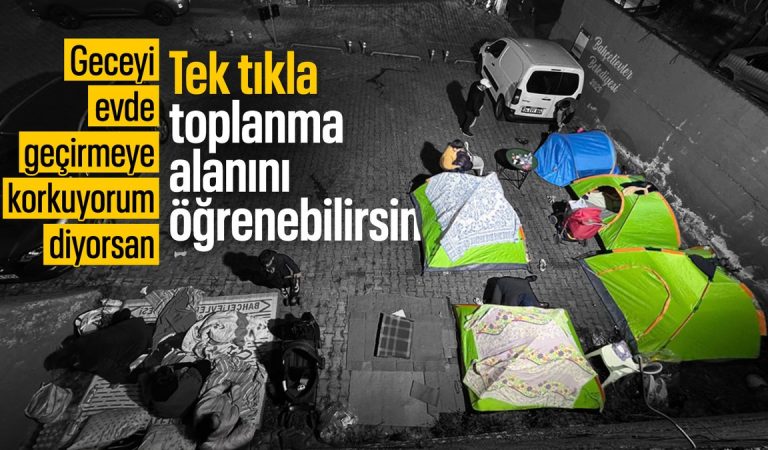 İstanbul zelzele toplanma alanları haritası