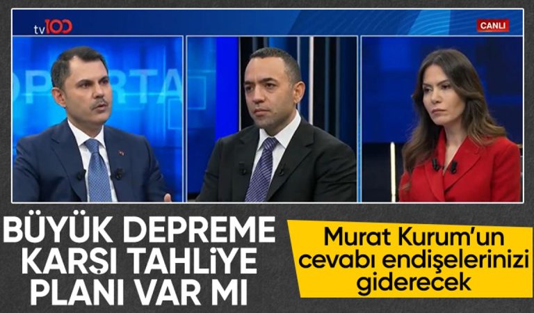 Murat Kurum: Bütün sarsıntılar için senaryomuz var