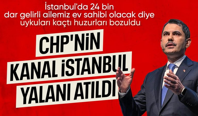 Murat Kurum’dan Özgür Özel’e ‘Kanal İstanbul’ yansısı