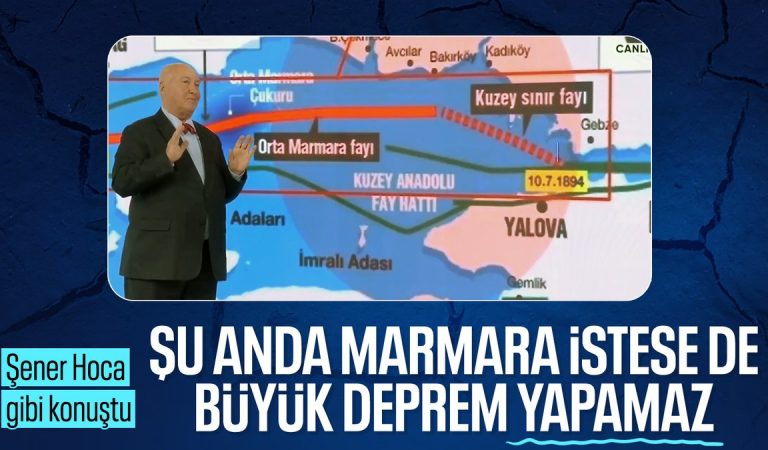 Övgün Ahmet Ercan: Marmara istese bile büyük zelzele üretemez