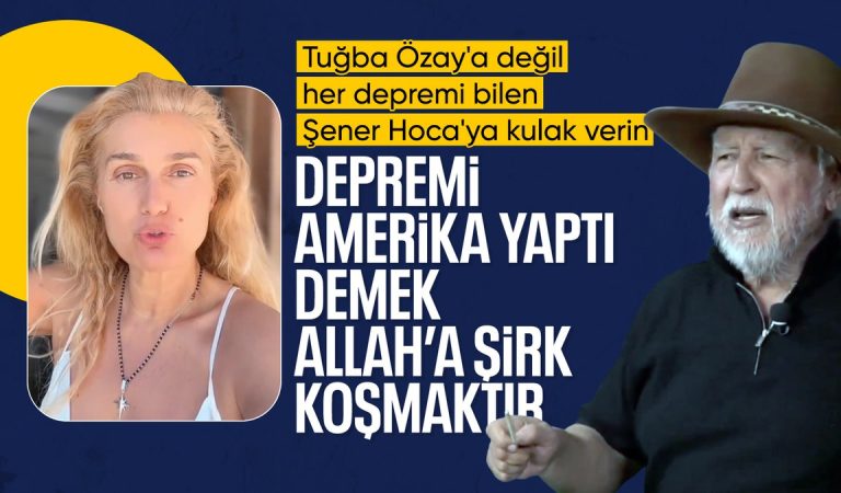 Şener Üşümezsoy: Zelzelesi ABD yaptı demek, Allah’a şirk koşmaktır