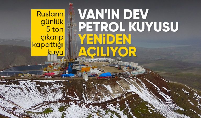 Van’da petrol aranıyor: 200 tonluk dev sondaj kulesi kuruldu