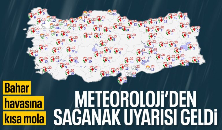 Yurt genelinde hava durumu: Sağanak yağış tesirini sürdürecek