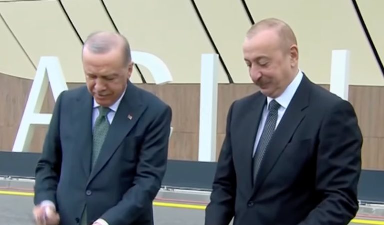 Cumhurbaşkanı Erdoğan Azerbaycan’da: Laçın Milletlerarası Havalimanı’nı açtı