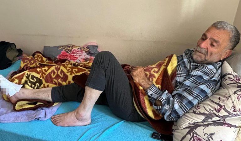 İzmir’de şeker hastası adam, gözyaşları içinde yardım istedi