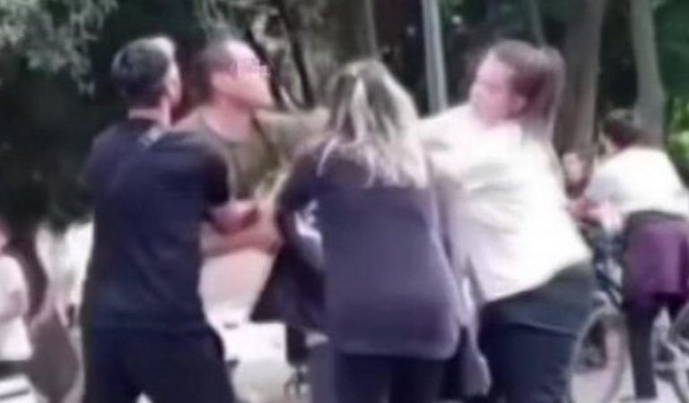 Kartal’da çocuk parkında bayana tekmeli yumruklu hücum