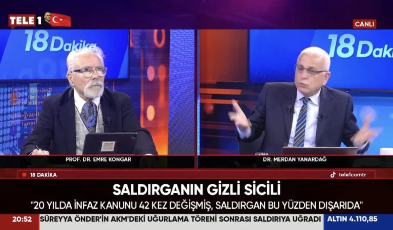 Merdan Yanardağ ve Emre Kongar ortasında Sırrı Süreyya Lider tartışması